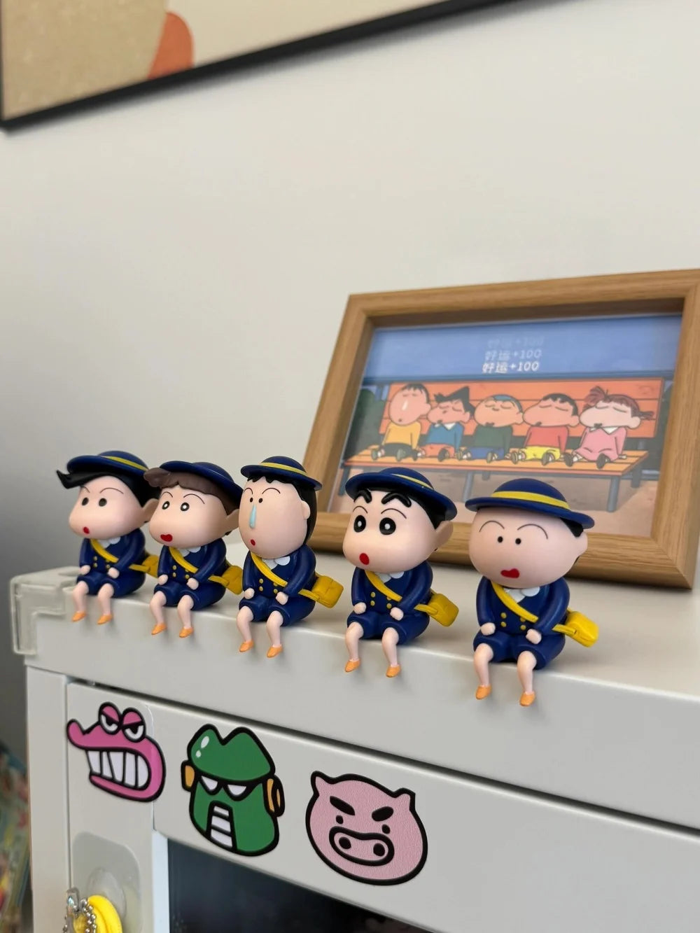 In Stock Animexiaoxin Ornament Desktop Decoration Cute Living Room Tv Cabinet Foyer Figurine Creative Kawaii Doll Birthday Gift