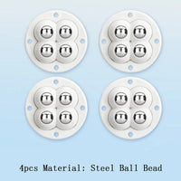 Steel ball white 4pc