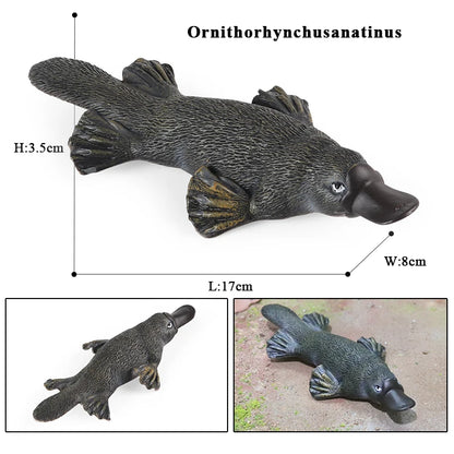 Oenux Prehistoric Wild Animals Simulation Armadillo Doedicurus Sabretooth Model Action Figures PVC Collection Toy For Kid Gift