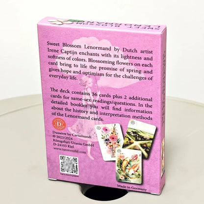 Sweet Blossom Lenormand 10.4*7.3cm 38 Pcs Cards with Its Lightness and Softness of Colors