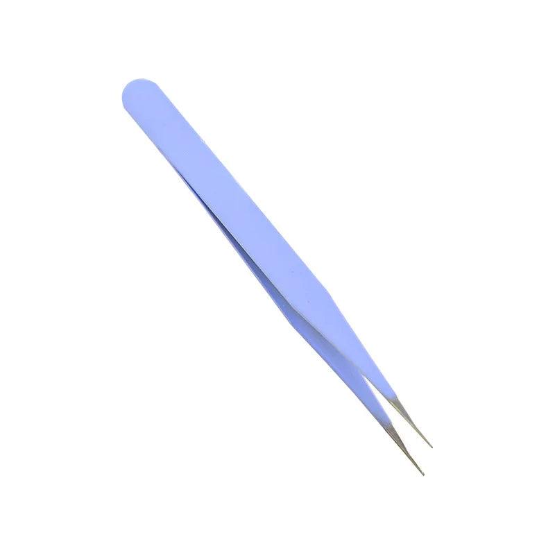 1 pair of tweezers set, single elbow tweezers, hand account stickers, picking tool, multifunctional color clip