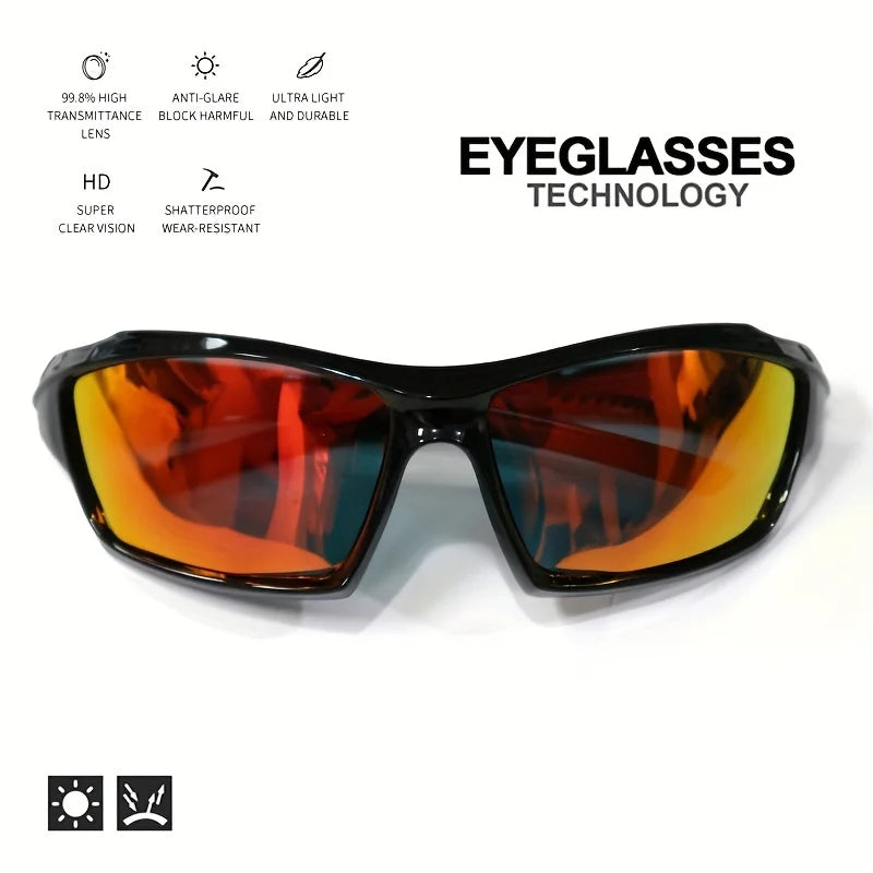 1/3PCS Sports Polarized Sunglasses for Men Lightweight Night Vision Male Shades Cycling Driving Fishing Fashion Mirror Sunglass