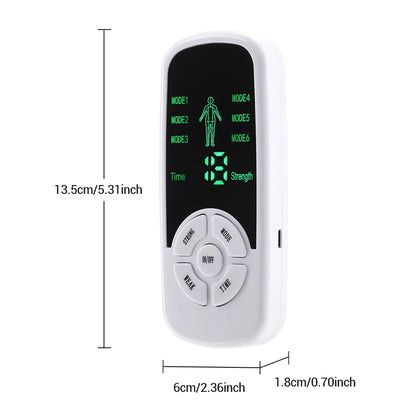 HOMEFISH Muscle Therapy Stimulator 6 Modes Tens Unit Machine Meridian Physiotherapy Pulse Abdominal Prostate Body Massager