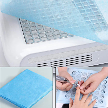 100Pcs Nail Vacuum Clean Collector Filter Paper Set Dustproof Replace Filters Disposable Manicure Machine Dust Accessory