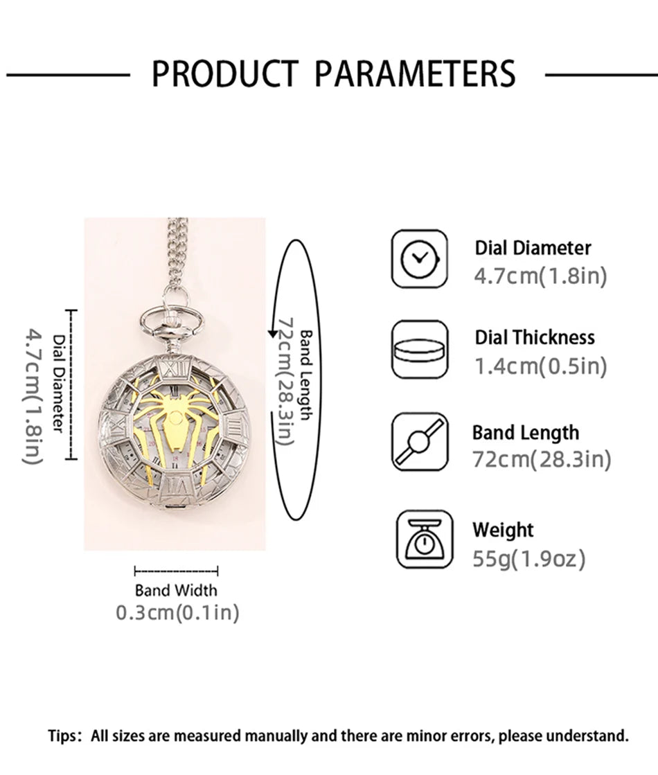 Fashion New Vintage Relief Carved And Hollowed Out Roman  Flip Style Pocket Watch On Chain Pendant Clock Chain Mens Women