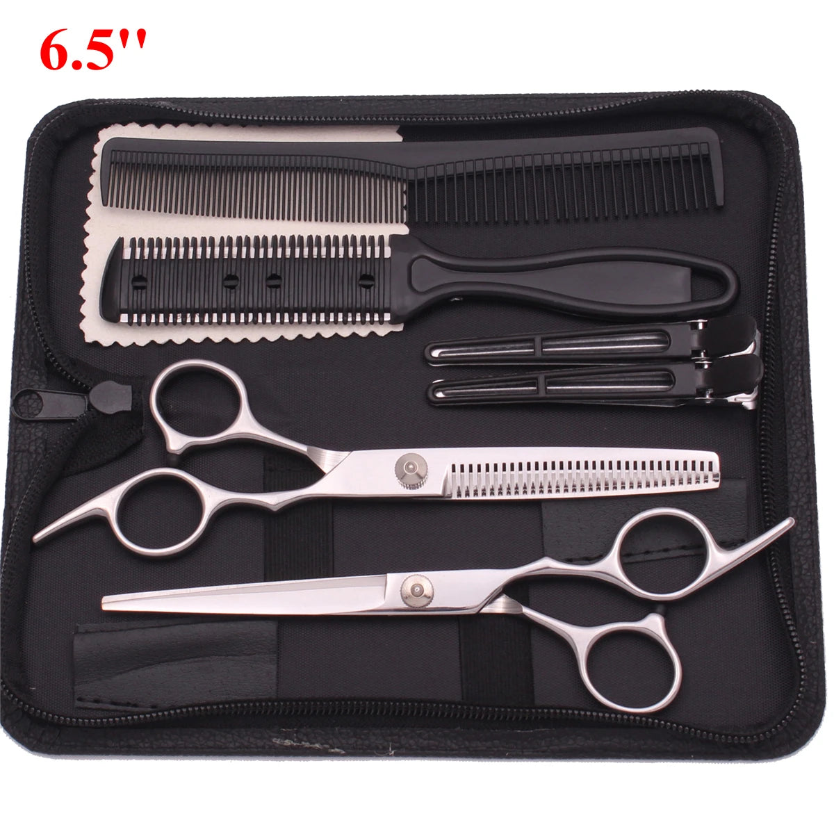 6.5'' Professional Hair Scissors Set Comb Razor Thinning Cutting Shears Hairdressing Salon Barber Home Japan Steel Dropshipping