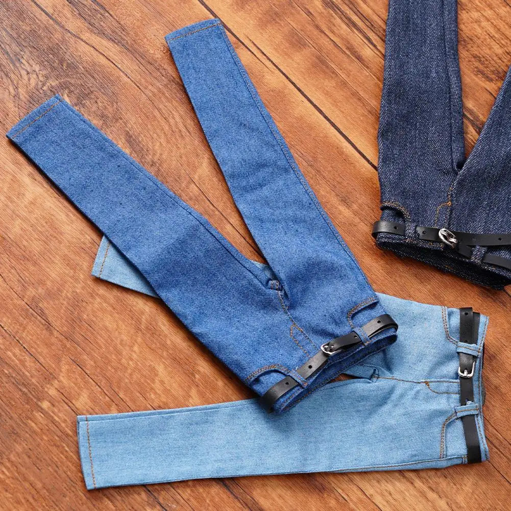 1/6 Scale Jeans 12" Scale Pants Doll Pants Man Doll Clothes
