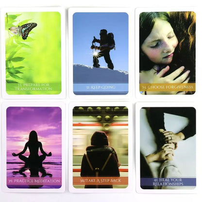 48 Pcs Cards Ask Your Soul Message Cards Oracle Deck 10.4*7.3cm Messages From Universe | Higher-self Message Cards