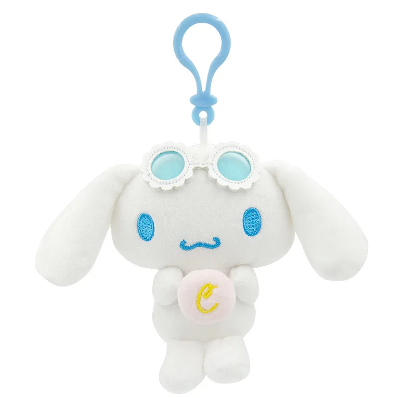 Genuine Sanrio Hangyodon Melody Kuromi Pendant Plush Toys Small Charms Sayuri Model Doll Stuffed Toys Girls Boys Birthday Gifts