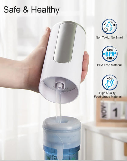 Electric Water Gallon Bottle Pump Automatic Water Dispenser Pump 19 Liters Foldable Desktop Water Bottle Pump H3 Rechargeable