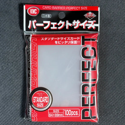 100PCS KMC Card Sleeves Transparent Trading Card Sleeves Perfect Fit Standard Size Card Board Game Cards Outer Protector 64x89mm
