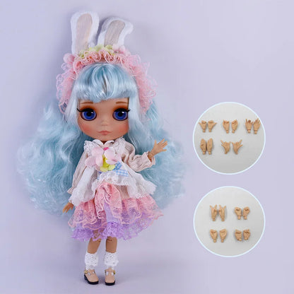 ICY DBS Blyth Doll Tan Skin Matte Face With Eyebrows Special Price 1/6 BJD JOINT body Neo Christmas Gift Anime