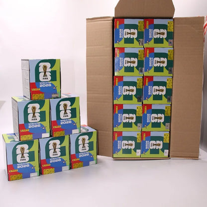 Panini 2026 FIFA World Cup USA Mexico Canada Complete Sticker Box Football Collectible Souvenir Gift For Soccer Fans Collectors