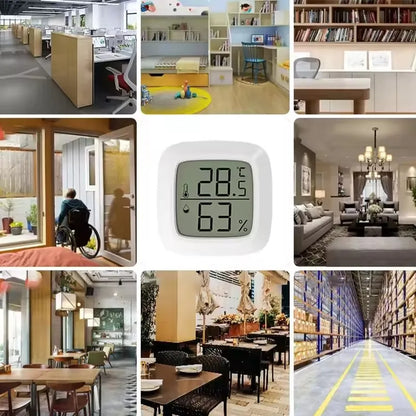 4-10PCS Mini LCD Digital Thermometer Hygrometer Indoor Room Temperature And Humidity Meter Sensor Meter Home Thermometer