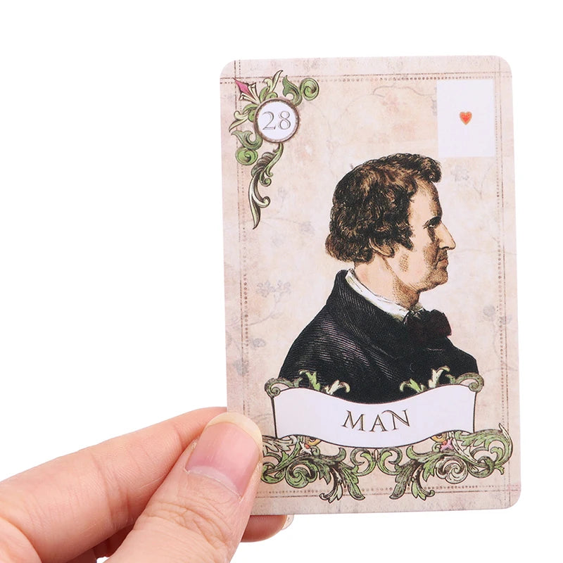 Old Style Lenormand Oracle Card Tarot Card Party Prophecy Divination Board Game