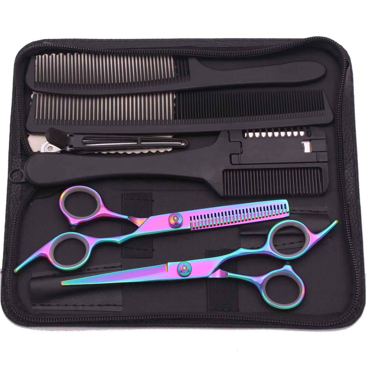 6'' Hair Scissors Professional Cutting Shears Thinning Hairdressing Razors Com Set Salon Barber & Home Japan Steel Dropshipping