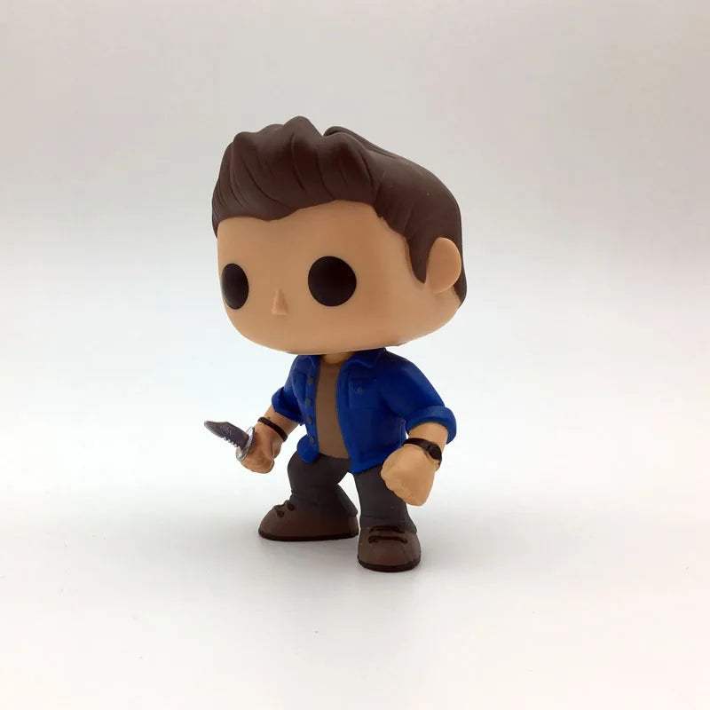 Supernatural SPN Character Castiel & Dean Action Figure Toys 10cm
