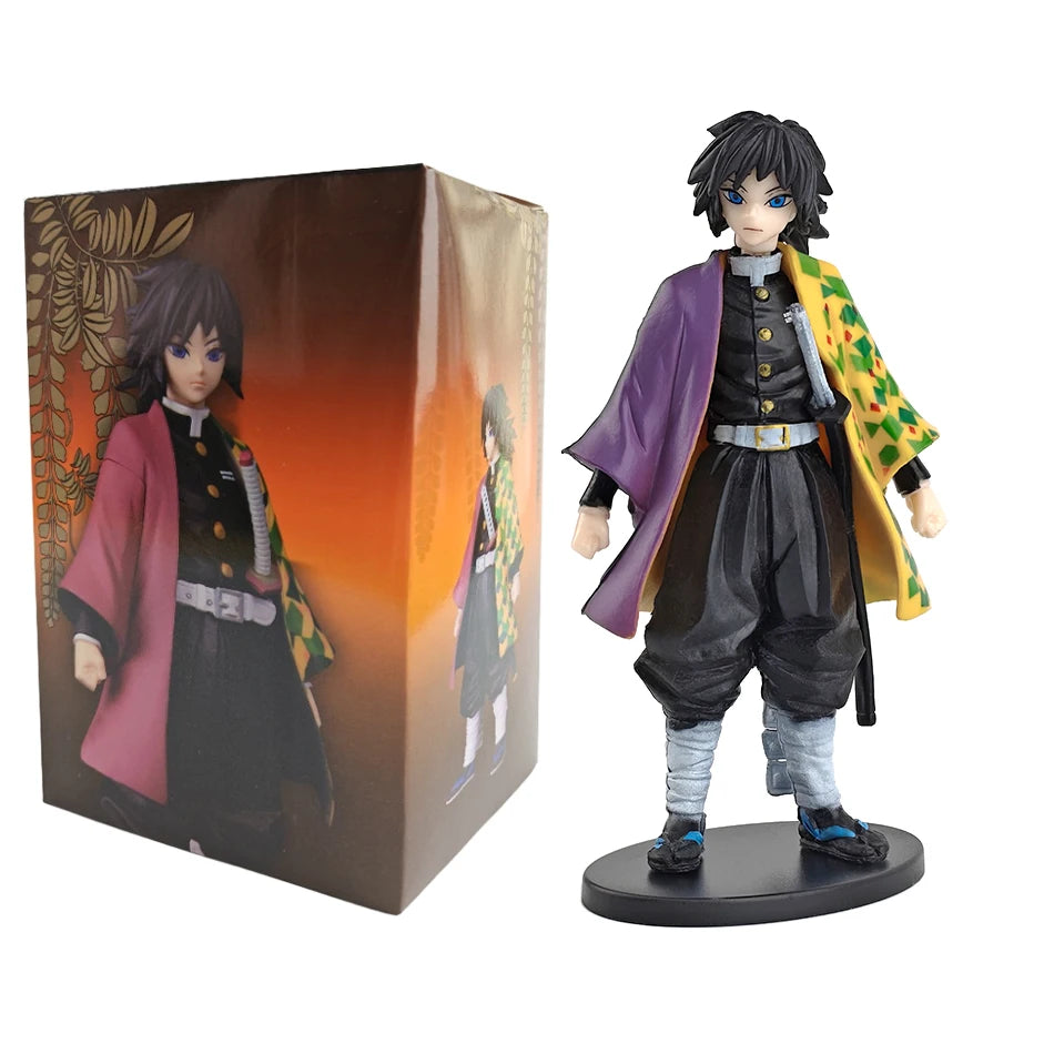 Anime Figure Kamado Tanjirou Nezuko Demon Slayer Figure Action Figures PVC Model Toys Zenitsu Figurine Inosuke Kimetsu No Yaiba