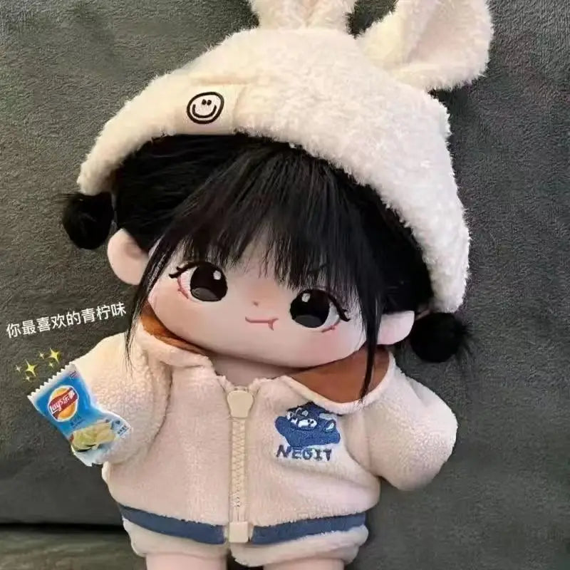 20cm Genuine Kawaii Idol Doll Plush Princess Dolls Stuffed Figure Toys Cotton Baby Plushies Toys Fans Collection Gifts