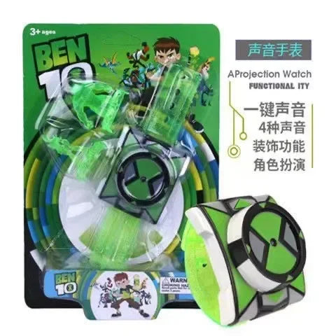 Omnitrix BEN10 Action Figures Ben Tennyson Projection Watch Deformation Sound Light Doll Smart Watch Children's Birthday Gifts