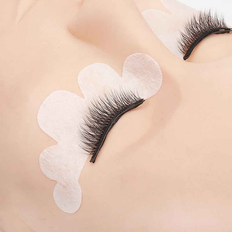 HOT 50 pair Grafting Lash Flower Clouds Patches Gel Eye Pads Eyelash Extension Paper Patches Eye Tips Sticker Wraps Makeup Tools
