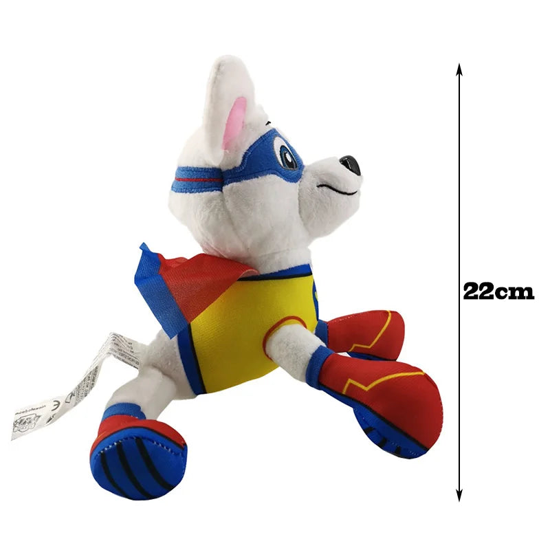 19cm Cartoon Dog Paw Plush Doll Chase Rock Animal Dog Cartoon Model Action Figures Movies Peripherals Children Christmas Gift