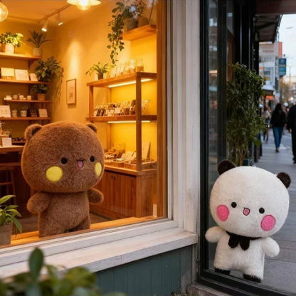 Cute Bear Bubu Dudu Panda Plush Toys Fun Panda Yier Dolls Pillows Friend'S Gift Collection Plushie Doll Ornaments X-mas Gift