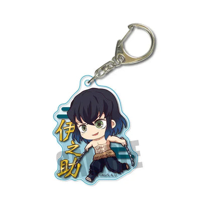 5pcs Demon Slayer Pendant Kimetsu No Yaiba Blade of Ghost Keychain Acrylic Bag Pendant Car Key Chain Gift Accessories gift