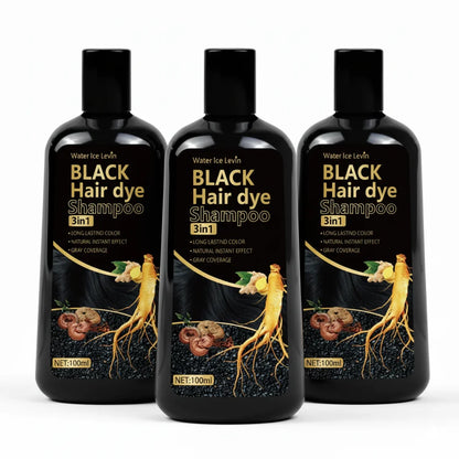 Natural Black Hair Dye Mild Non-Irritating Formula. Rich Lasting Color. Conveniently Skip Salons. Perfect Friends Elders.