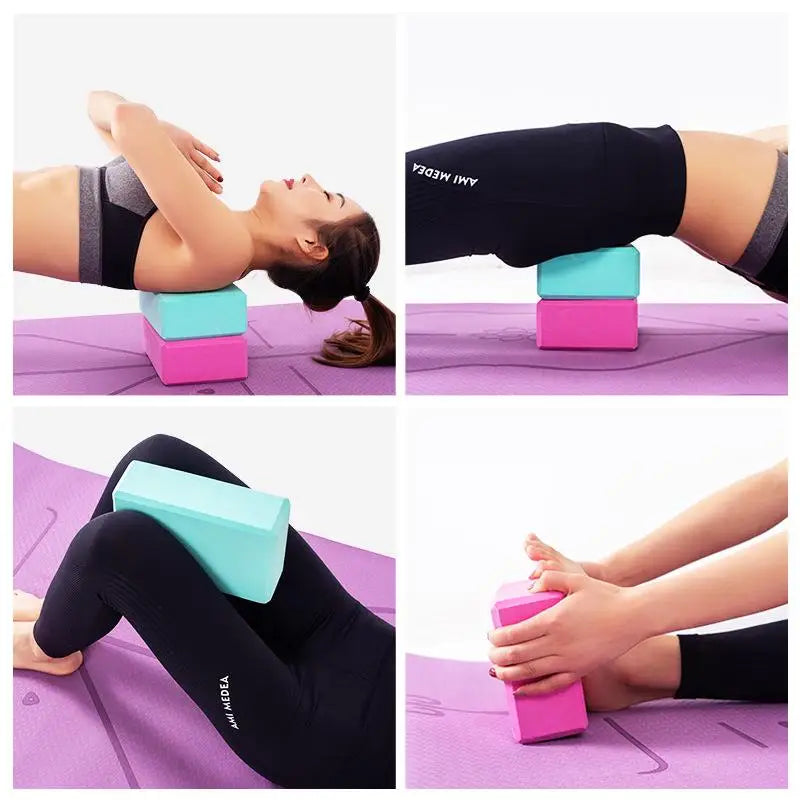 1/2pcs Non-Slip Wear-Resistant High-Density Yoga Suitable for Yoga, Pilates & for Gym Equipment - Non-Slip Texture, Leg