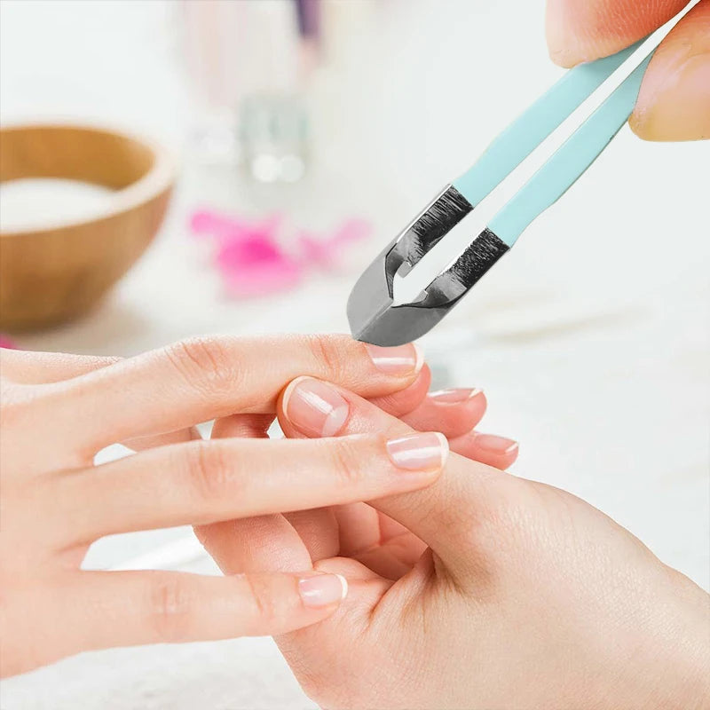 Small Nail Cuticle Scissors Tweezers Mini Nail Clipper Cutter Trimmer for Finger &Toe Dead Skin Remove Pedicure Tools