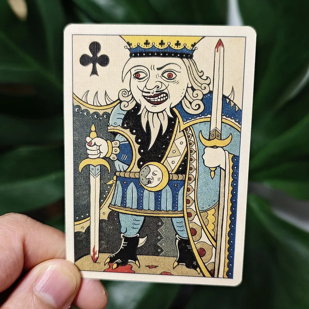 54 Pcs Poker Cards Royal Mischief Transformation Playing Cards Full Set Oracle Deck Printed on Double Embossed Cardstock 9*6cm