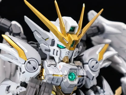 Gl Mgsd Wing Zero Ew Snow White Version Angel Feather Drop Mech Assembly Model Kit Action Figure Decoration Doll Boy Toy Gift