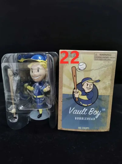 Bobblehead Cute Vault Boy Full Set Anime Action Figure Toys Statue Collection Model Doll  Desktop Ornament Display Toys Gifts