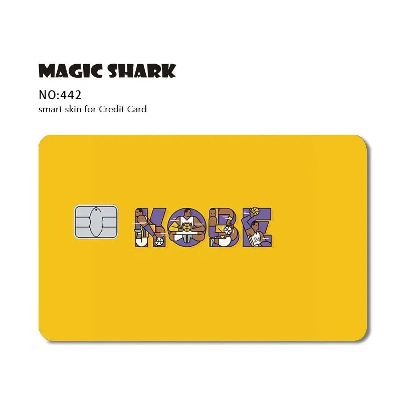 Magic Shark Kawaii Anime Tape Pig Dreamy Sticker Film Skin Cover for Debit Credit Bank Card Small Large Chip