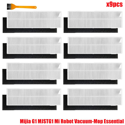 For Xiaomi Mijia G1 MJSTG1 Mi Robot Vacuum Mop Essential Vacuum Cleaner Side / Main Brush Cover Hepa Filter Mop Cloth Parts