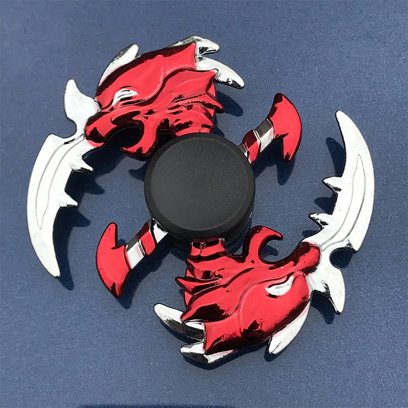 Colorful Figdet Spinner Zinc Alloy Smooth bearings Anime Game Hand Spinner Stress Relief Fingertip Gyro Toys For Adult Kids