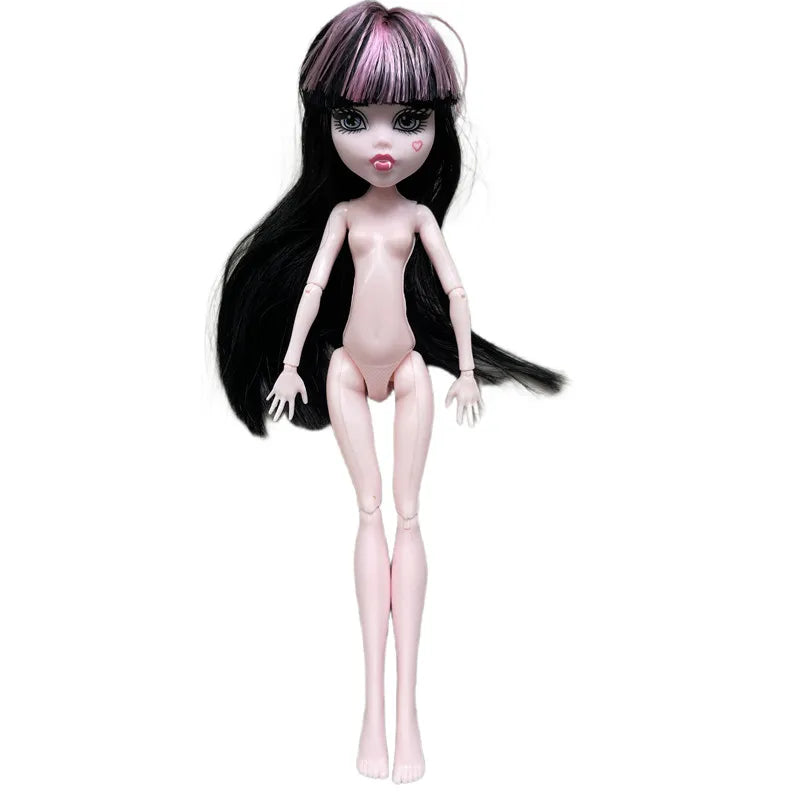 Multi-Joints Movable Doll Body Toy 23cm Doll Toy To Fit Many Heads White Green Brown Purple Monstering High Doll Body Cat heads