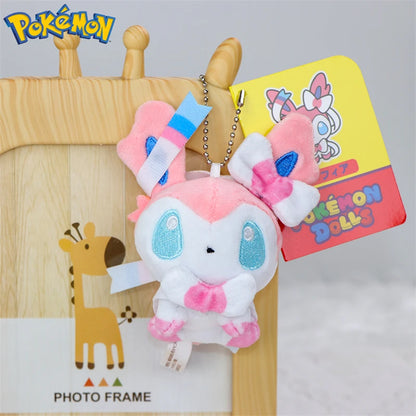 Eevee Umbreon Sylveon Espeon Vaporeon Plush Toys Keychain Sylveon Espeon Duskull Haunter Flareon Stuffed Peluche Doll Gifts Kids