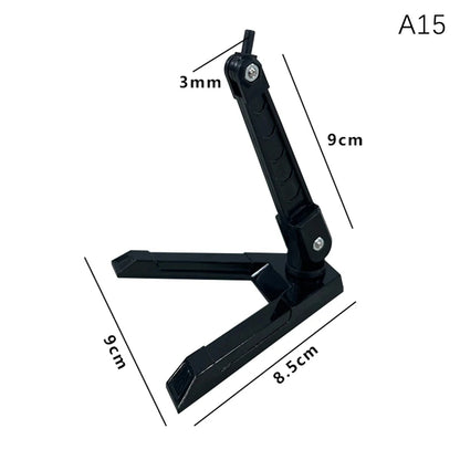 Innovative And Practical Handmade Doll DIY Holder Action Figure Model Base Display Stand Black Bracket For 1/144 HG RG