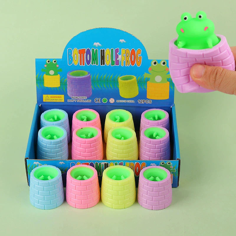 Funny Pop-Up Slow Rebound Squishy Cheese Mouse Cup Hand Antistress Reliever Squirrel Cup Toys for Children Adults