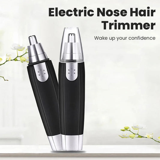 3-in-1 Rechargeable Facial Hair Trimmer - Painless Electric Nose, Ear & Eyebrow Shaver for Men & Women, Portable Grooming Kit