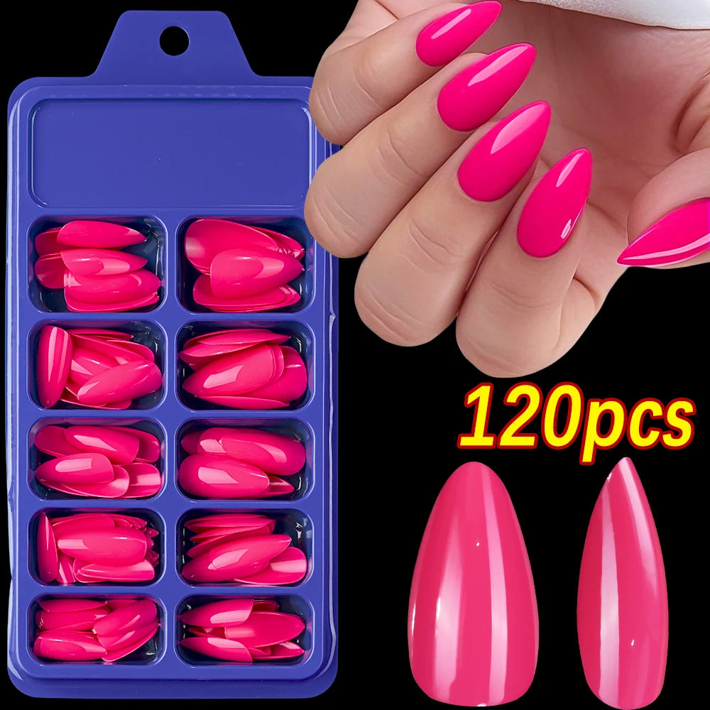 120Pcs 9-Colors French Fake Toenails Summer Short Sqaure Press On Toe Nails Tips Glossy Nude/Pink/Brown Full Cover False Toenail