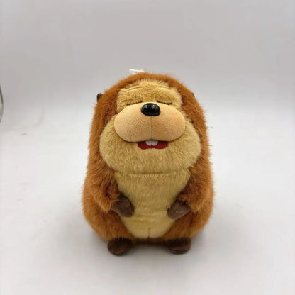 Hoppers King George Mabel Loaf Beaver Plush Toy Soft Fluffy Stuffed Animal Cute Beaver Doll For Kids Birthday Gift Home Decor