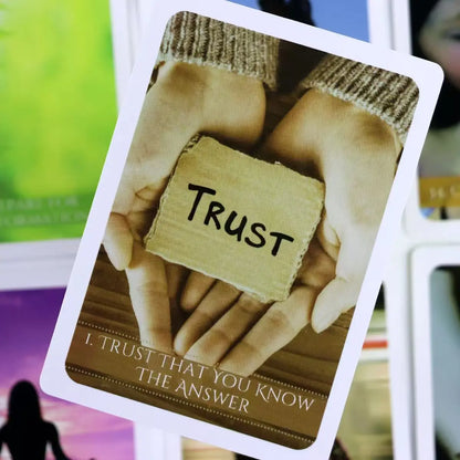 48 Pcs Cards Ask Your Soul Message Cards Oracle Deck 10.4*7.3cm Messages From Universe | Higher-self Message Cards