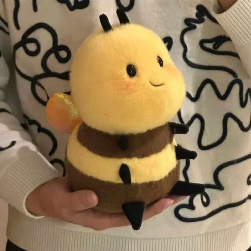 20cm Adorable Cartoon Honey Bee Plush Toy Kawaii Soft Stuffed Animals Plushies Kids Girls Boys Birthday Xmas Gifts