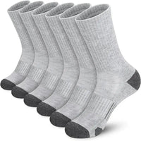 6 Pairs Grey