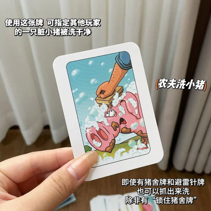 3 types Hot board games Chicken Chiu Chiu Board Game Drecksau Black Sheep Piou Piou Party Game Cards Intellectual Toy Kid Gift