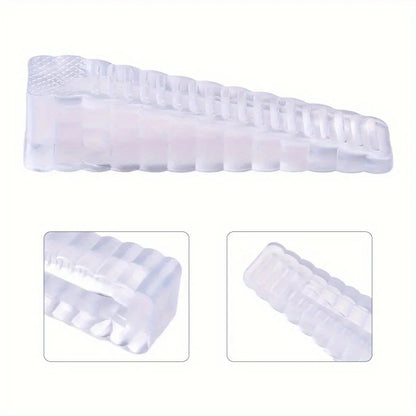 2pcs transparent rubber door suction non-slip wedge-shaped hardware anti-collision door stopper/door top/door stopper/stopper