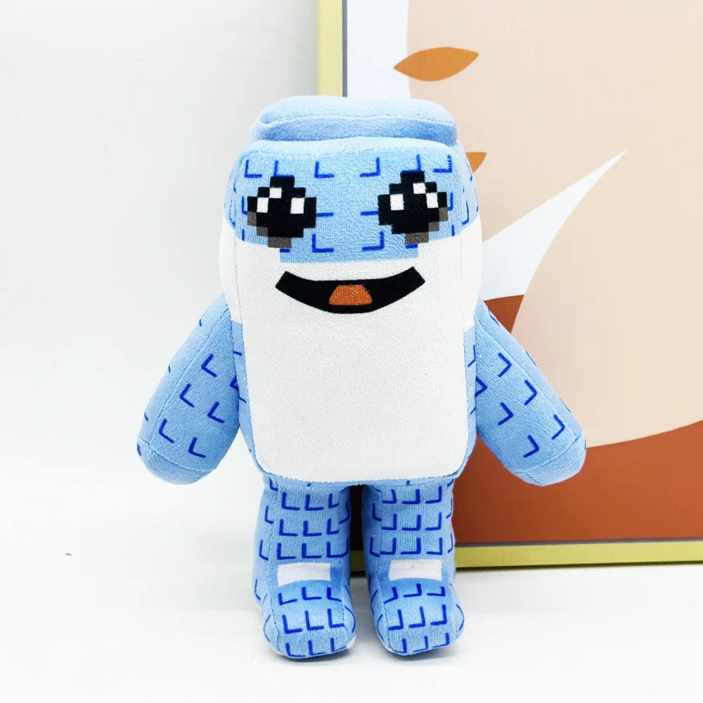 NEW Steal A Brainrot Esok Sekolah Plush Hot Game Peripheral Plushie Cute Cartoon No. 9 House Stuffed Doll Toy Gamer Fans Gift